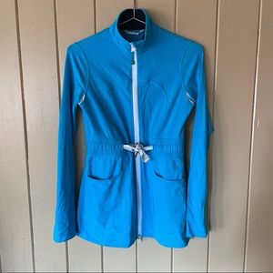 Lululemon Rare Yohari Jacket Beach Blanket Blue Size 8